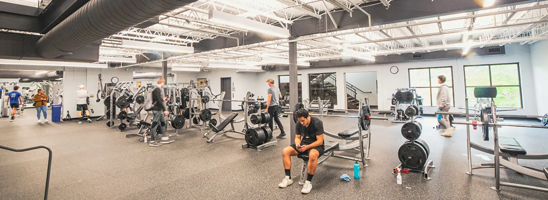weight room at green hills