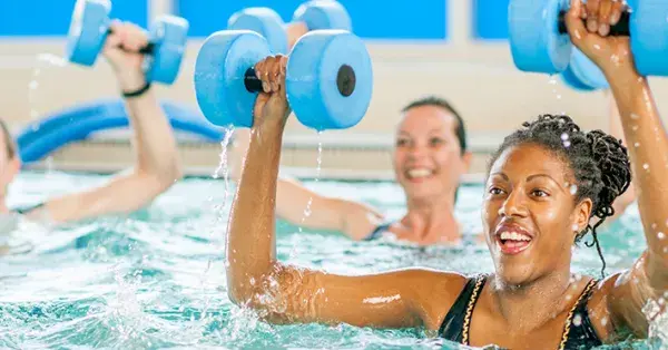 Aqua aerobics online classes