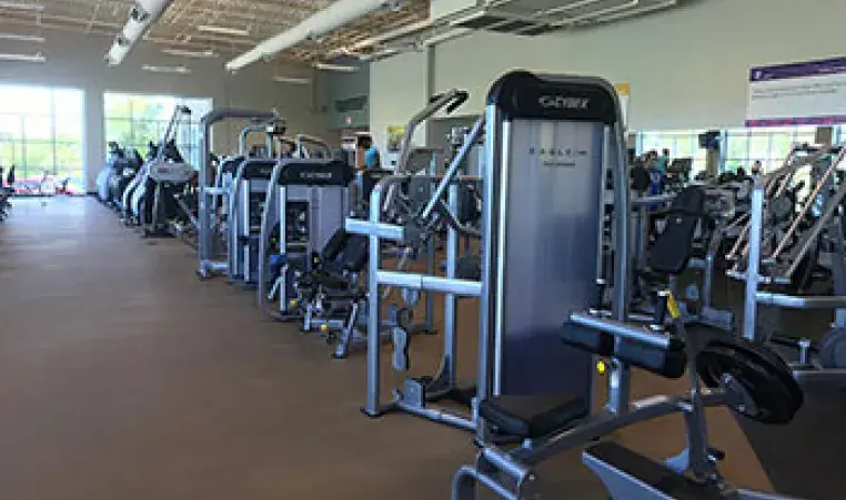 Northwest YMCA wellness floor